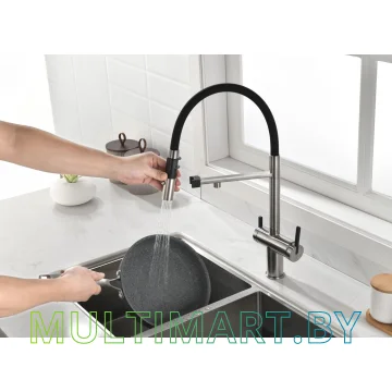 Смеситель Paulmark Gravity Gr213888-BS (брашированная сталь) картинка 8